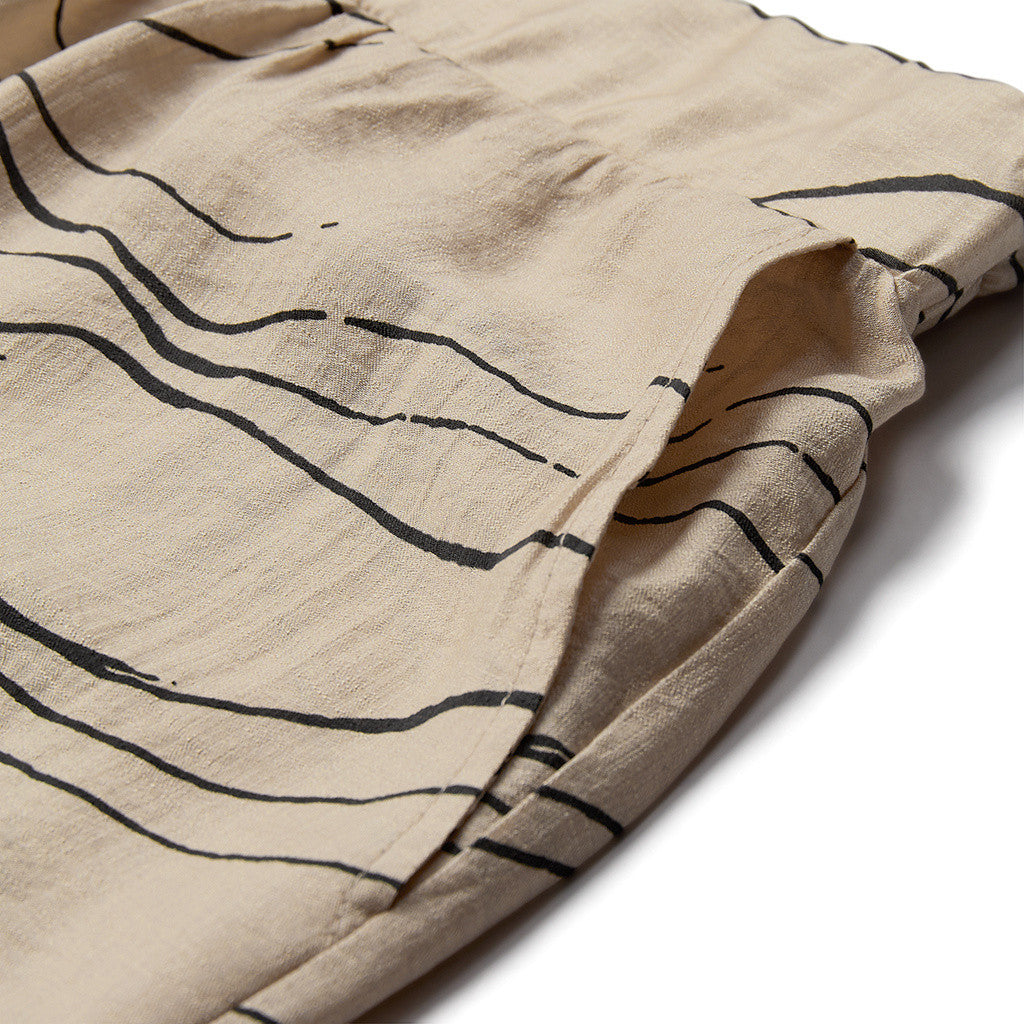 Evy loose bukser / 100262 - Cream Graphic