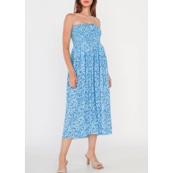 Juan Small Flower Skirt Dress- Blue