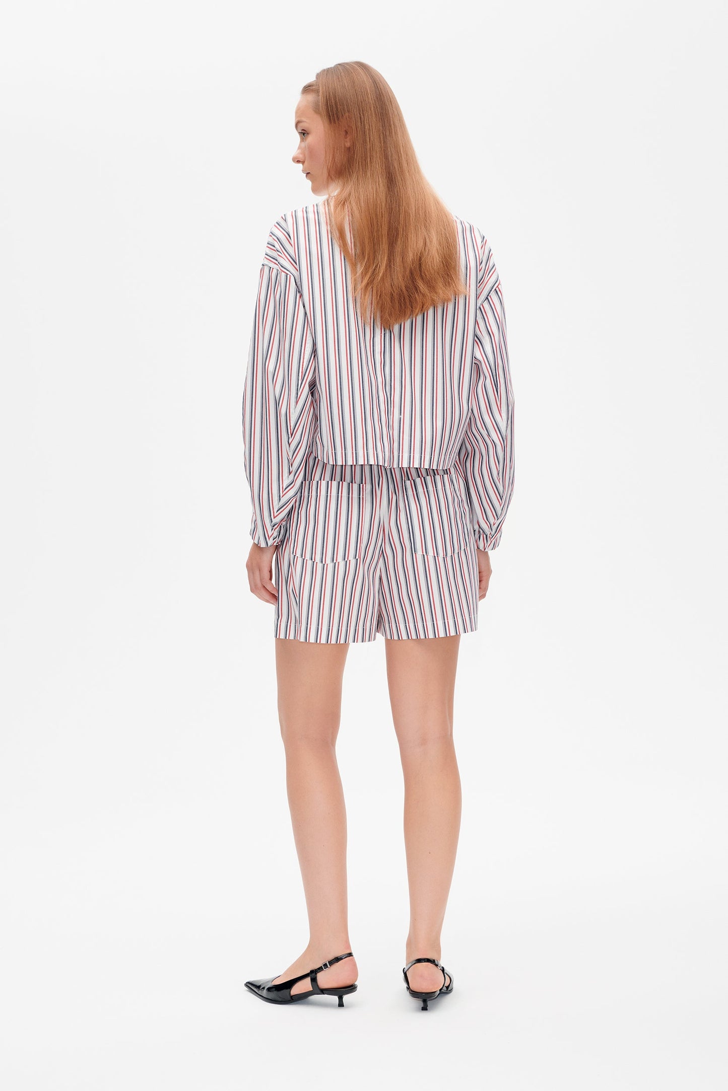 NATIE SHORTS | Haute Red Stripe