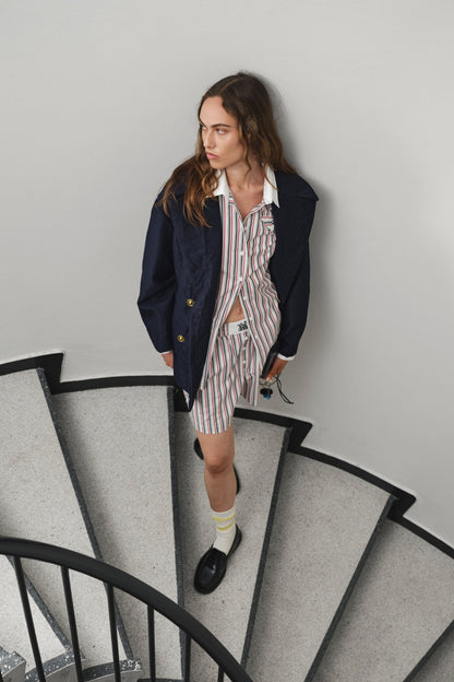 NATIE SHORTS | Haute Red Stripe