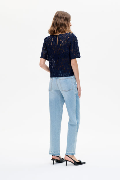 MERA BLOUSE | Evening Blue