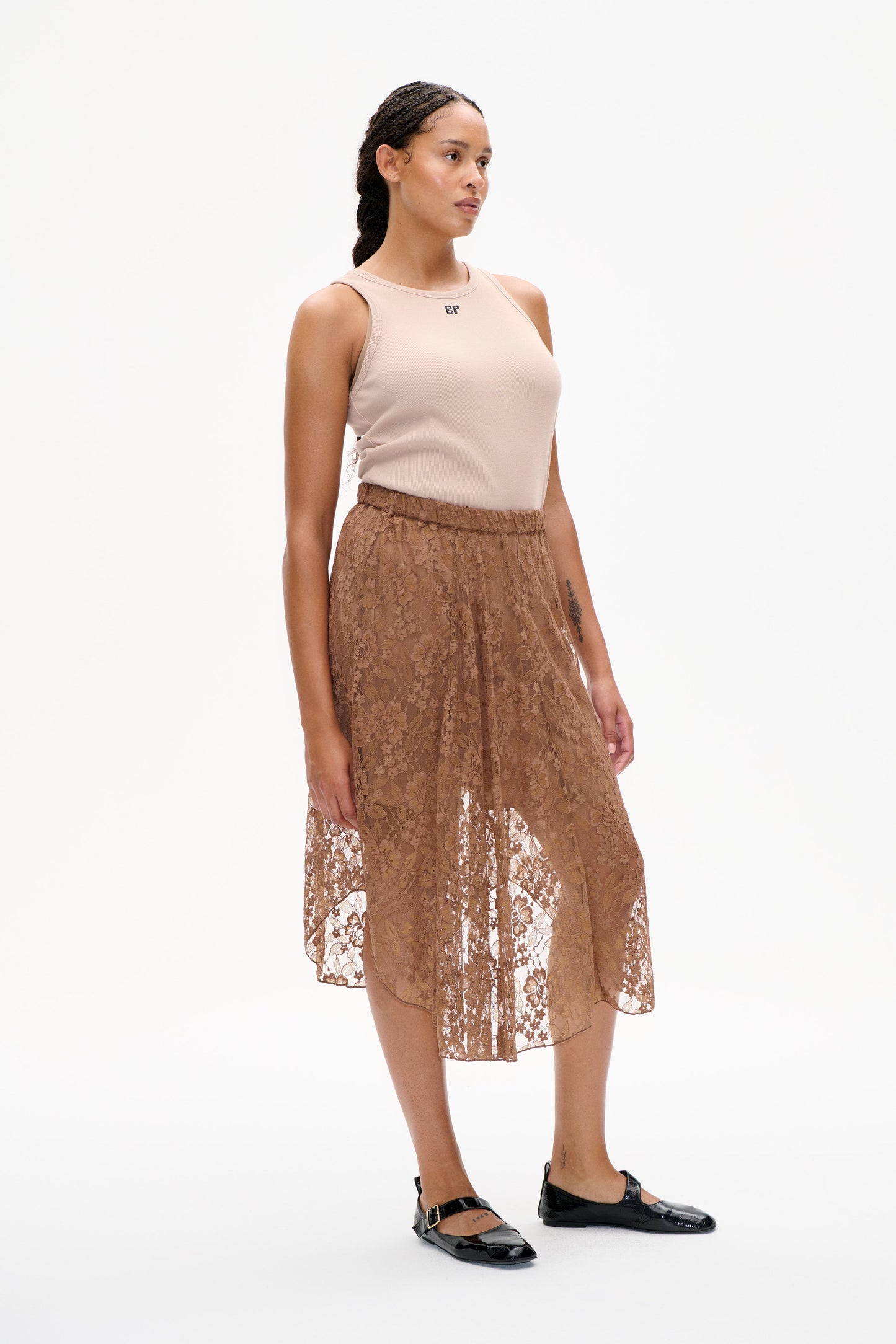 SELMO SKIRT | Mocha Camel