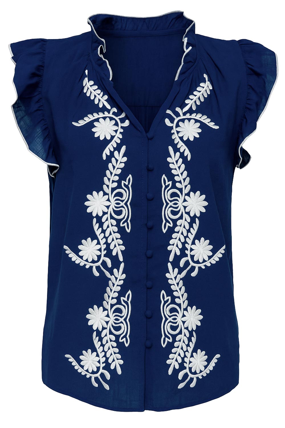 Molly Embroidered Top| Top fra French Laundry