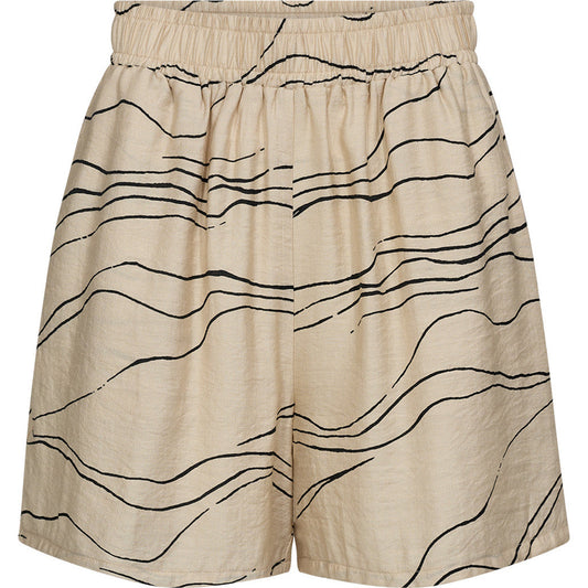 Evy shorts / 100266 - Cream Graphic