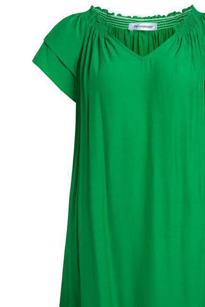 Sunrise Cropped Dress | Green | Kjole fra Co'couture