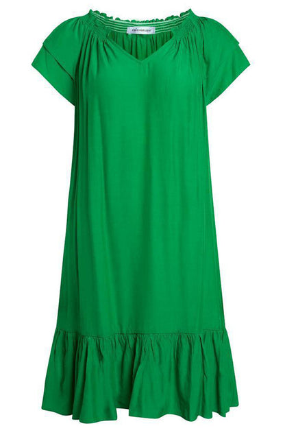 Sunrise Cropped Dress | Green | Kjole fra Co'couture