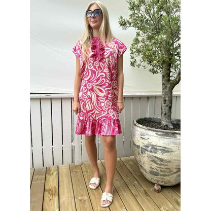 Tia Dress- Pink Mix