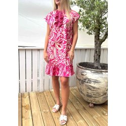 Tia Dress- Pink Mix