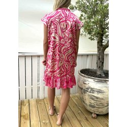 Tia Dress- Pink Mix